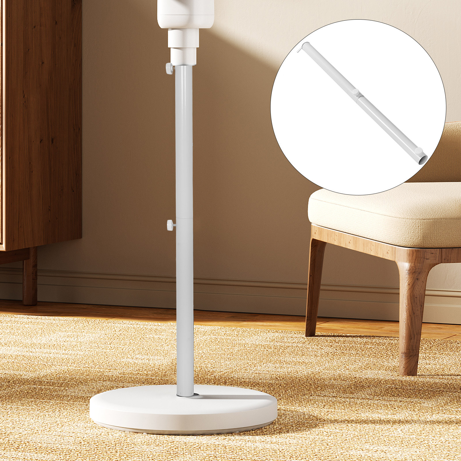Fishing Rod Telescopic - Electric Fan Support Column Telescoping Adjustable