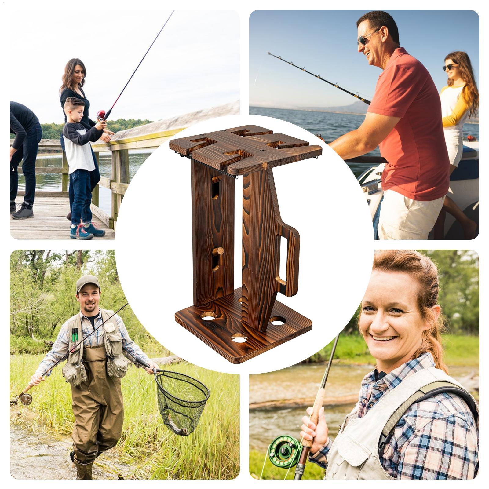 Fishing Rod Holder Wooden Port - Fishing Rod Rack 리뷰 및 가격