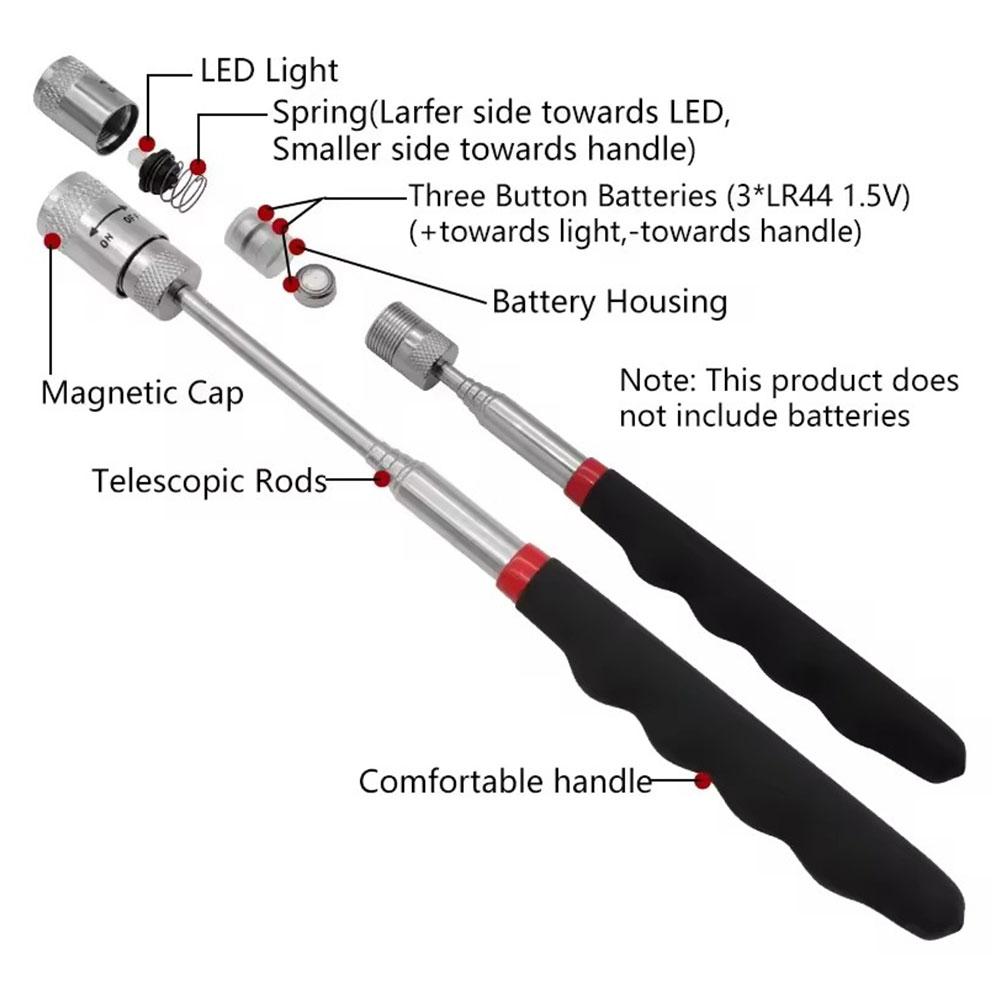 Telescopic Magnetic Pen with L - Fishing Rod Travel 리뷰 및 가격