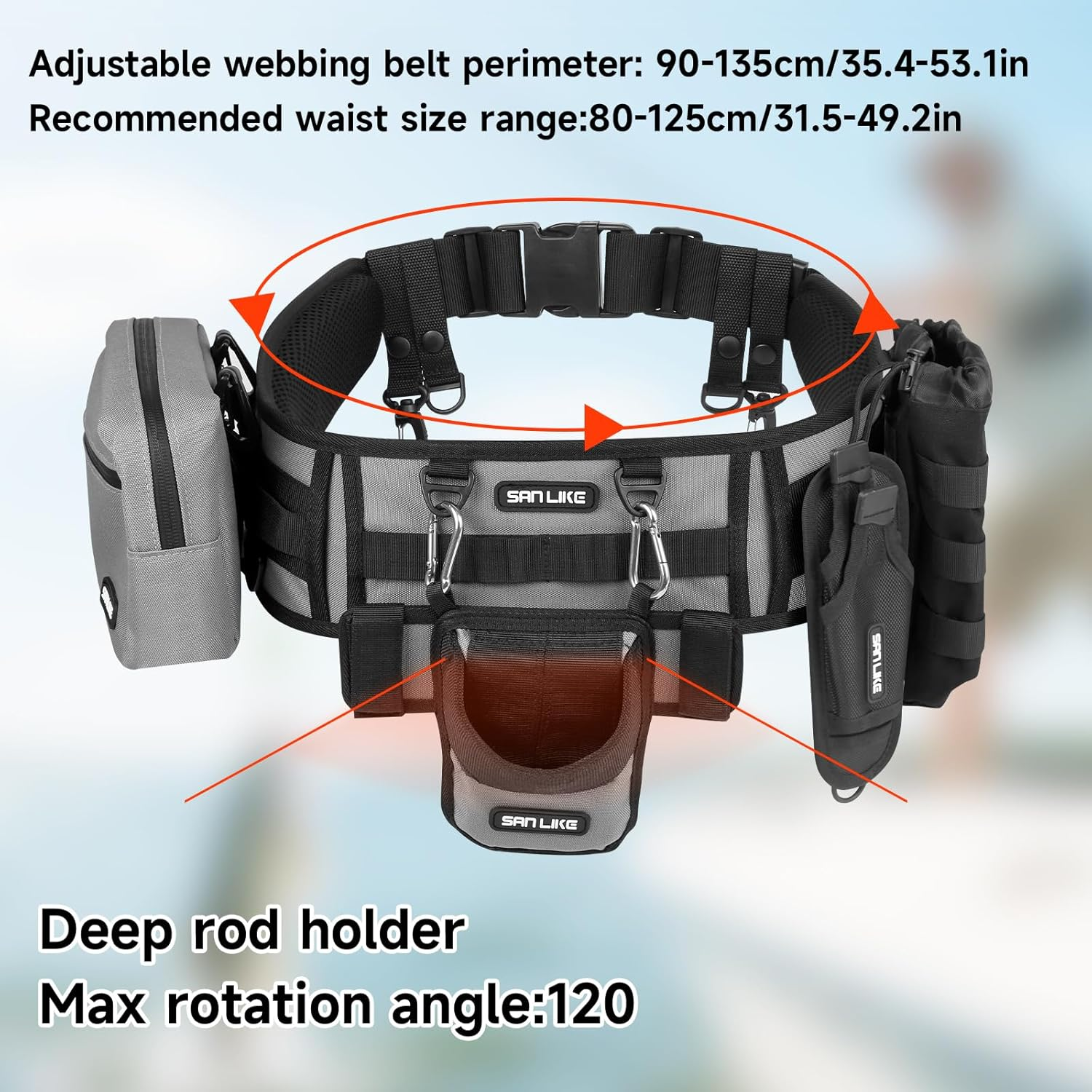SANLIKE Fishing Belt Rod Holde - Fishing Rod Fly 리뷰 및 가격