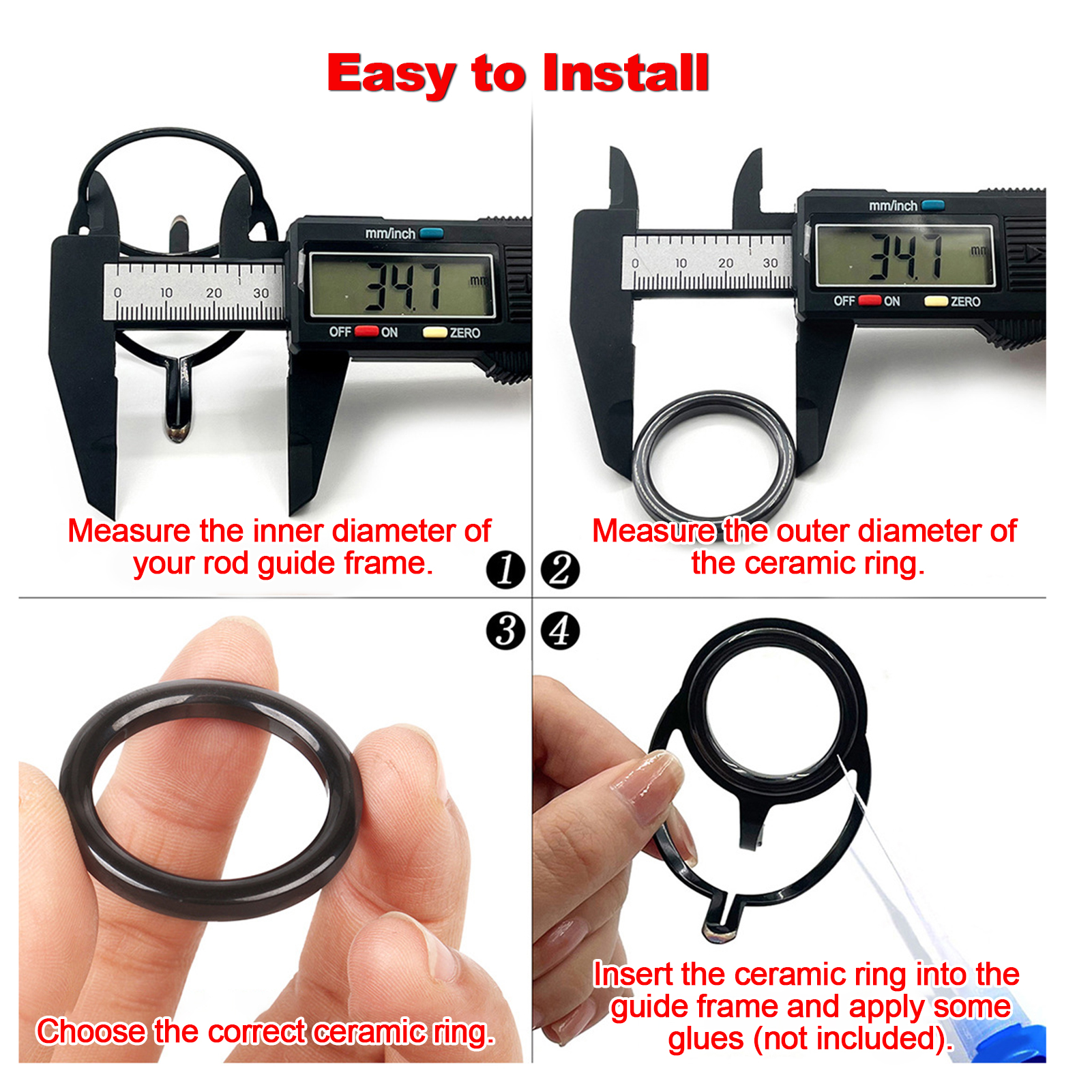 Fishing Rod Guide Repair Kit C - Fishing Rod Guide Replacement 리뷰 및 가격