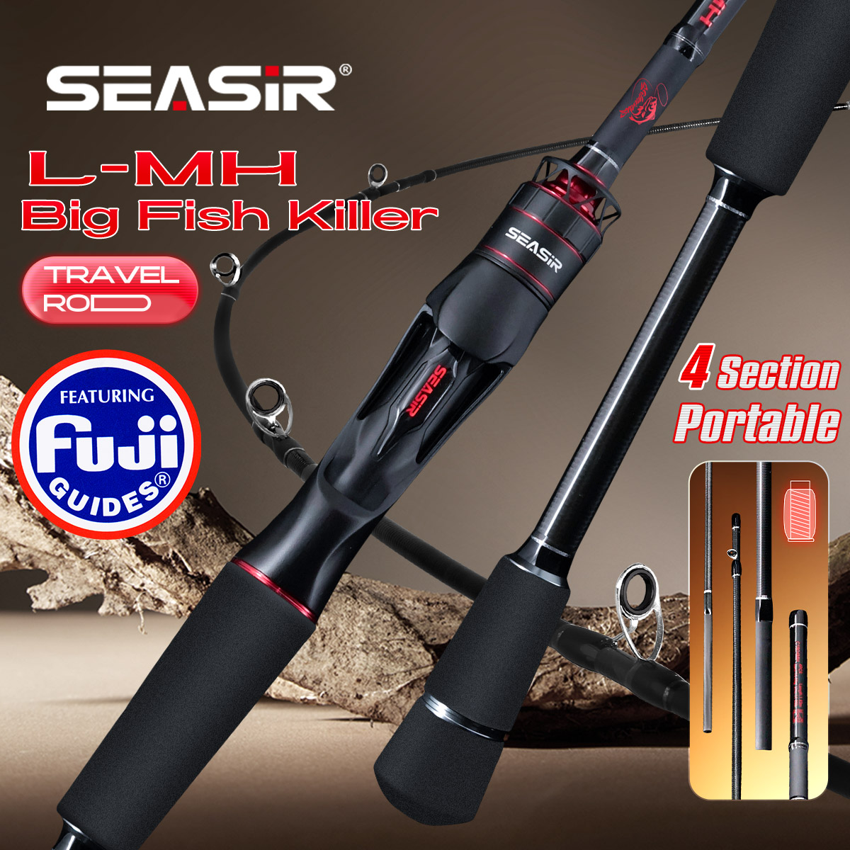 Seasir Salminus XF M/MH Spinin - Fishing Rod Surf 리뷰 및 가격