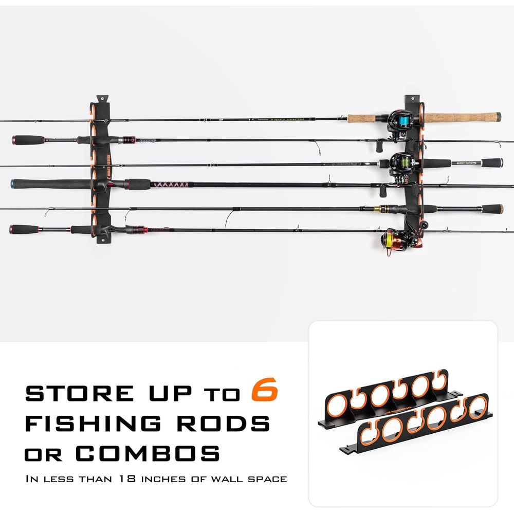 Rod Holder Organizer: Wall/Cei - Fishing Rod Combo 리뷰 및 가격