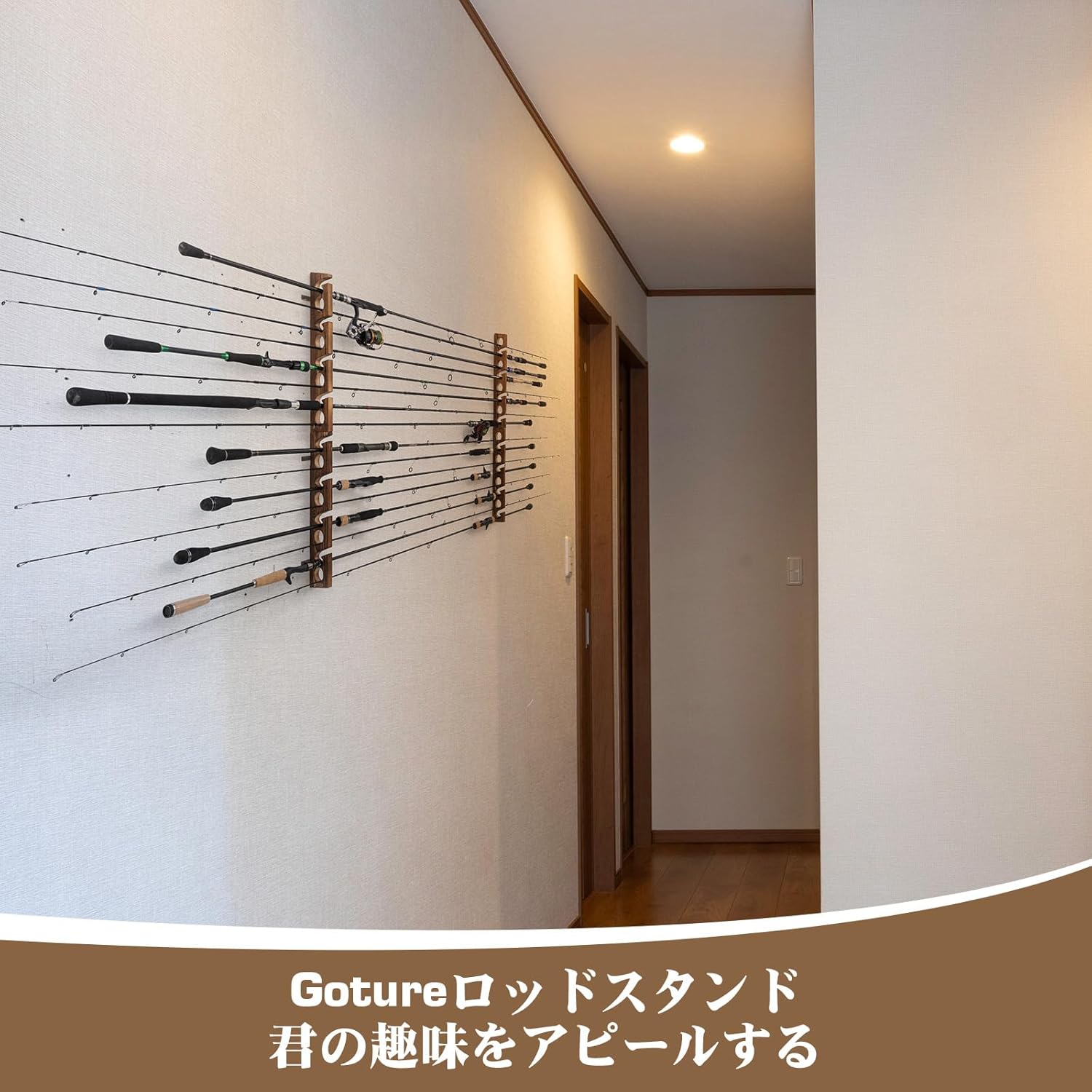 Goture Wood Fishing Rod Holder - Fishing Rod Rack 리뷰 및 가격
