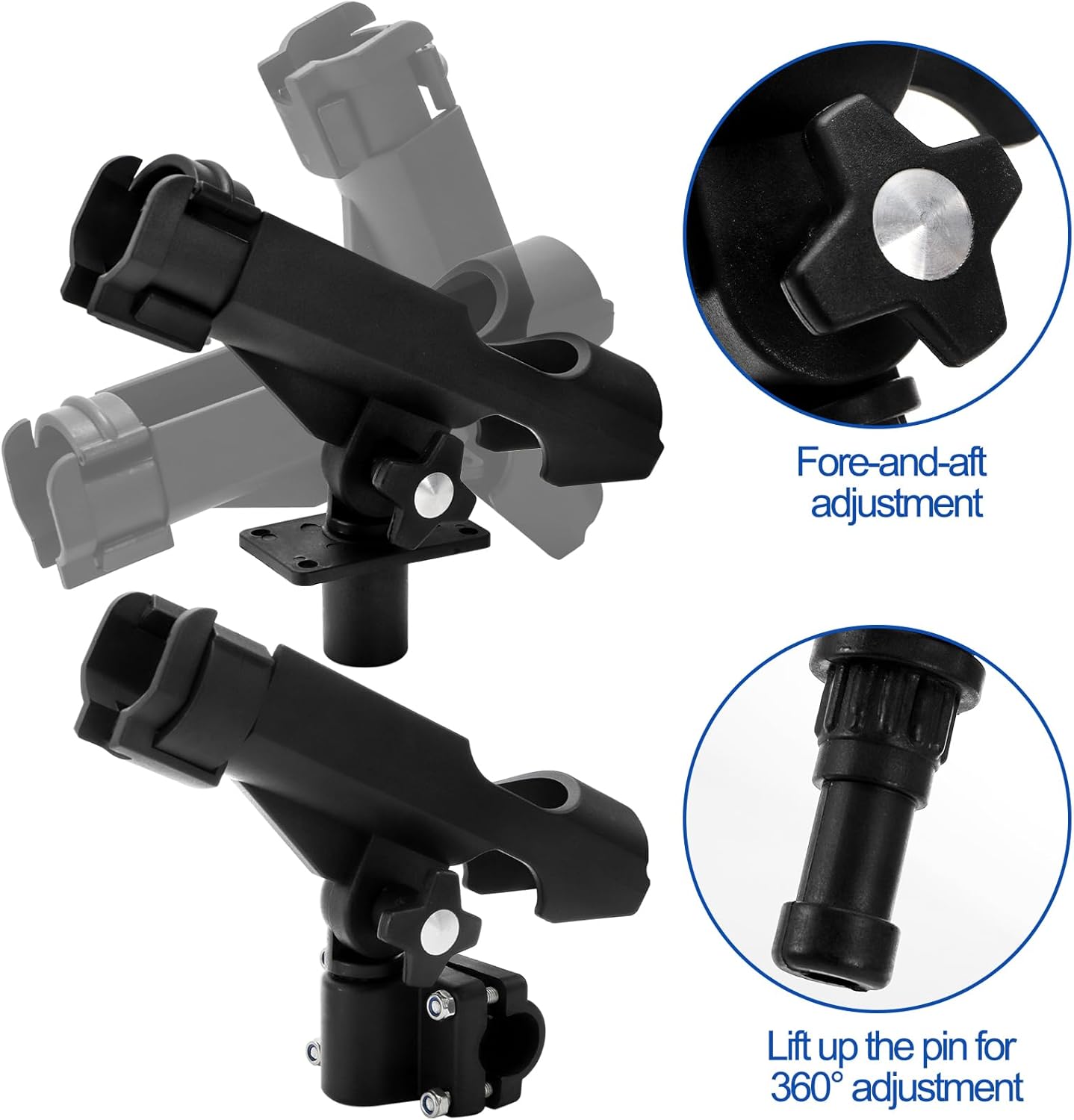2 Pack Fishing Rod Holder with - Fishing Rod Boat 리뷰 및 가격