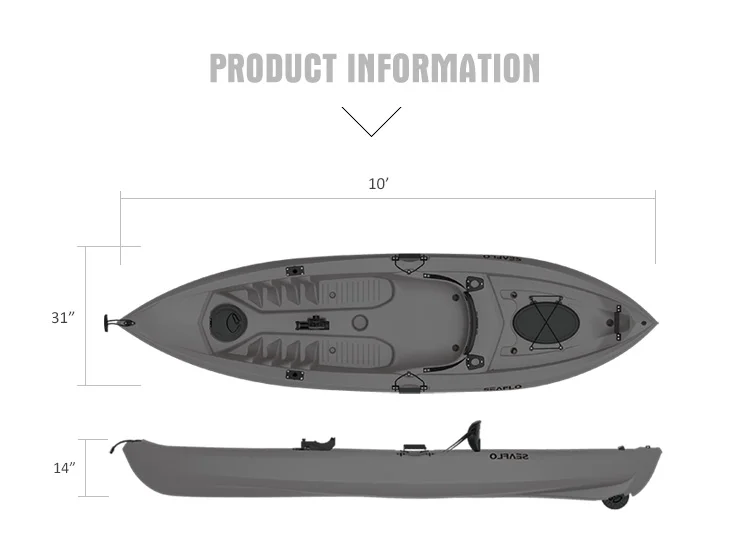 10ft 1 Person HDPE Plastic Boa - Fishing Rod Boat 리뷰 및 가격