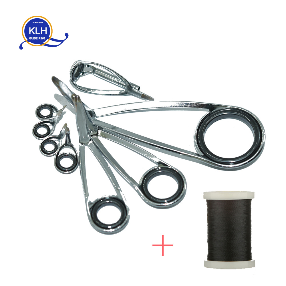 8pcs/Kit KLH Bracket Stainless - Fishing Rod Guide Replacement 리뷰 및 가격
