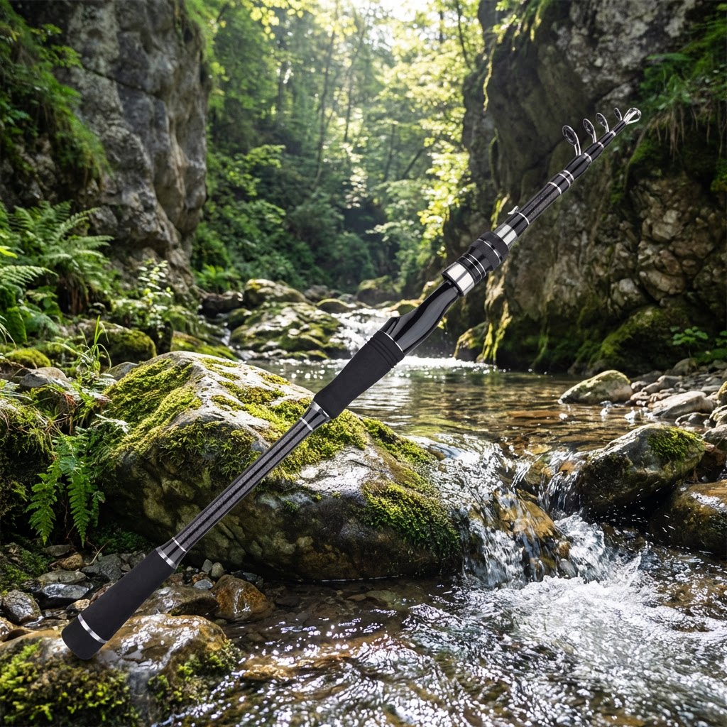 /Portable /Telescopic /Fishing - Fishing Rod Carbon Fiber 리뷰 및 가격