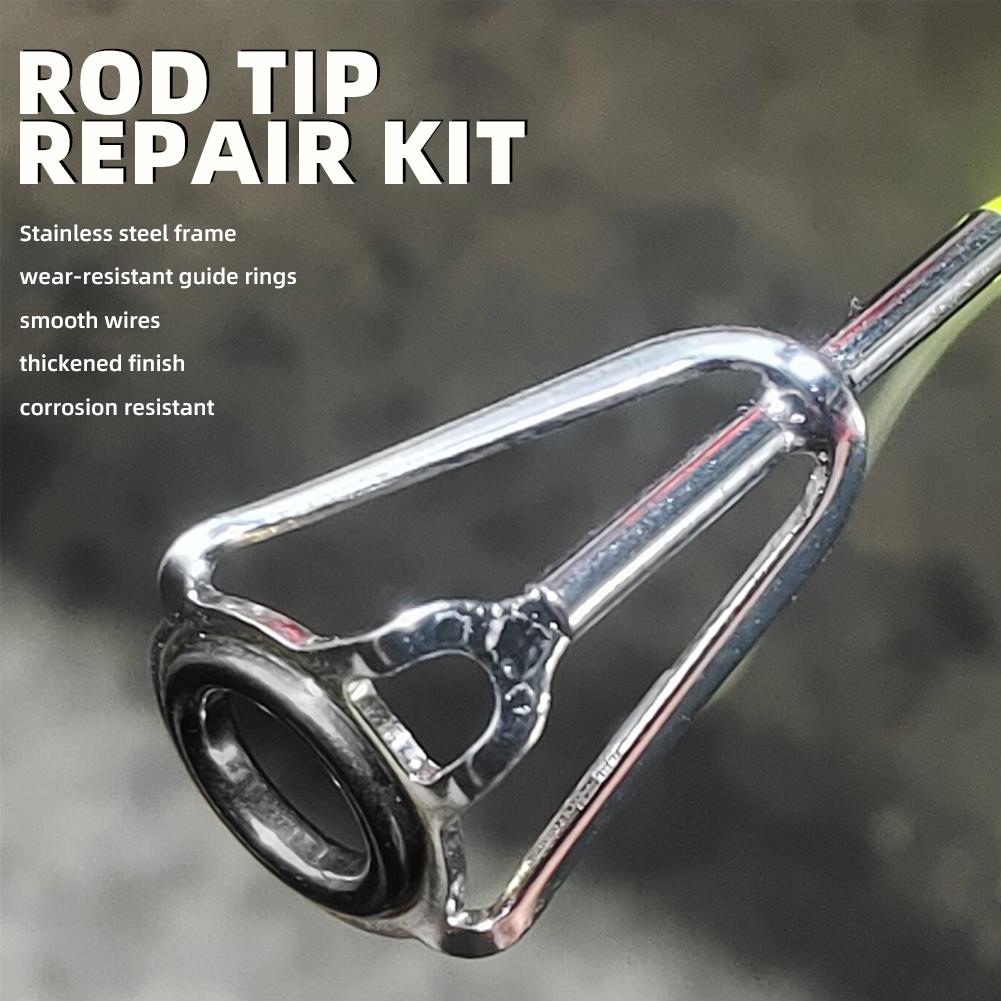 Rod Tip Repair Kit 10pcs Fishi - Fishing Rod Guide Replacement 리뷰 및 가격