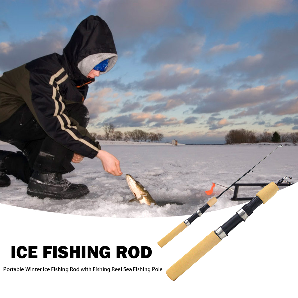Ice Fishing Rod Portable Spinn - Fishing Rod Ice 리뷰 및 가격
