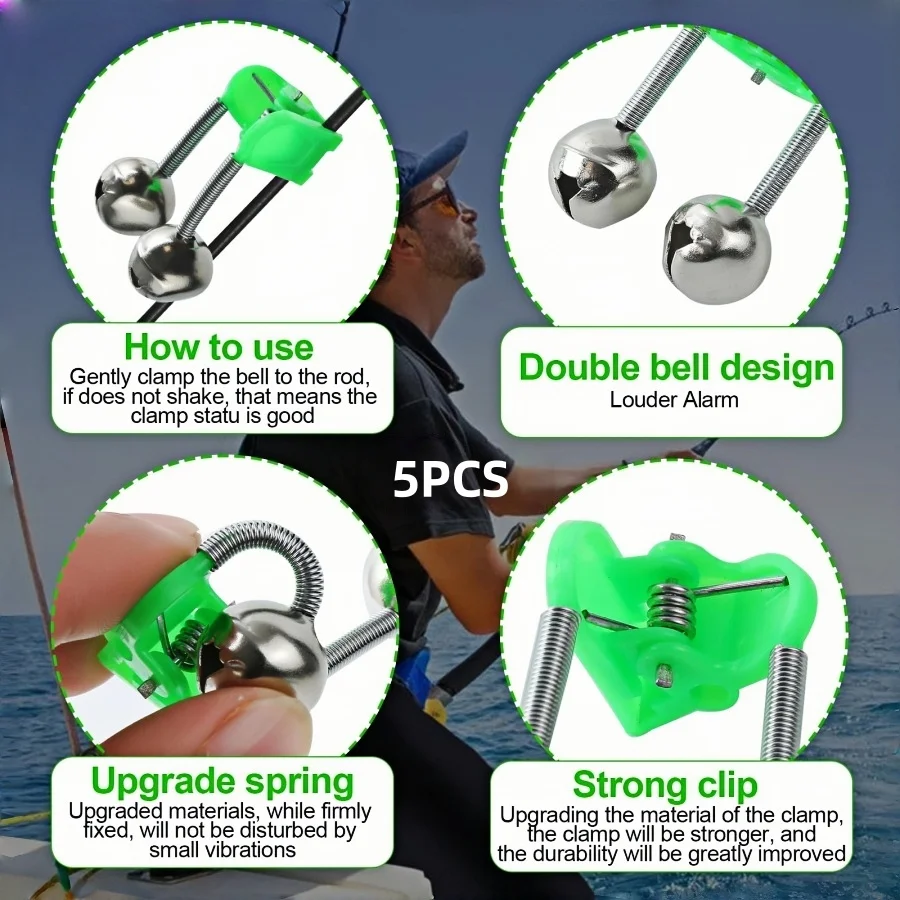 5 Pack Fishing Rod Bells Extra - Fishing Rod Ice 리뷰 및 가격