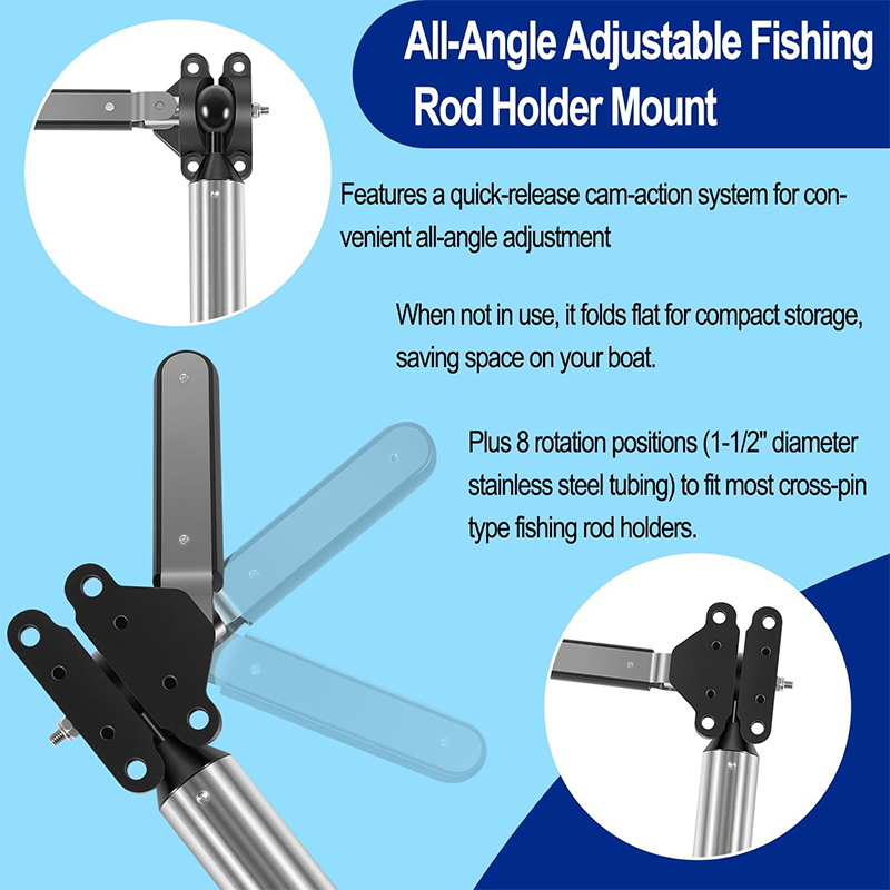 All-Angle Adjustable Fish Rod  - Fishing Rod Holder 리뷰 및 가격