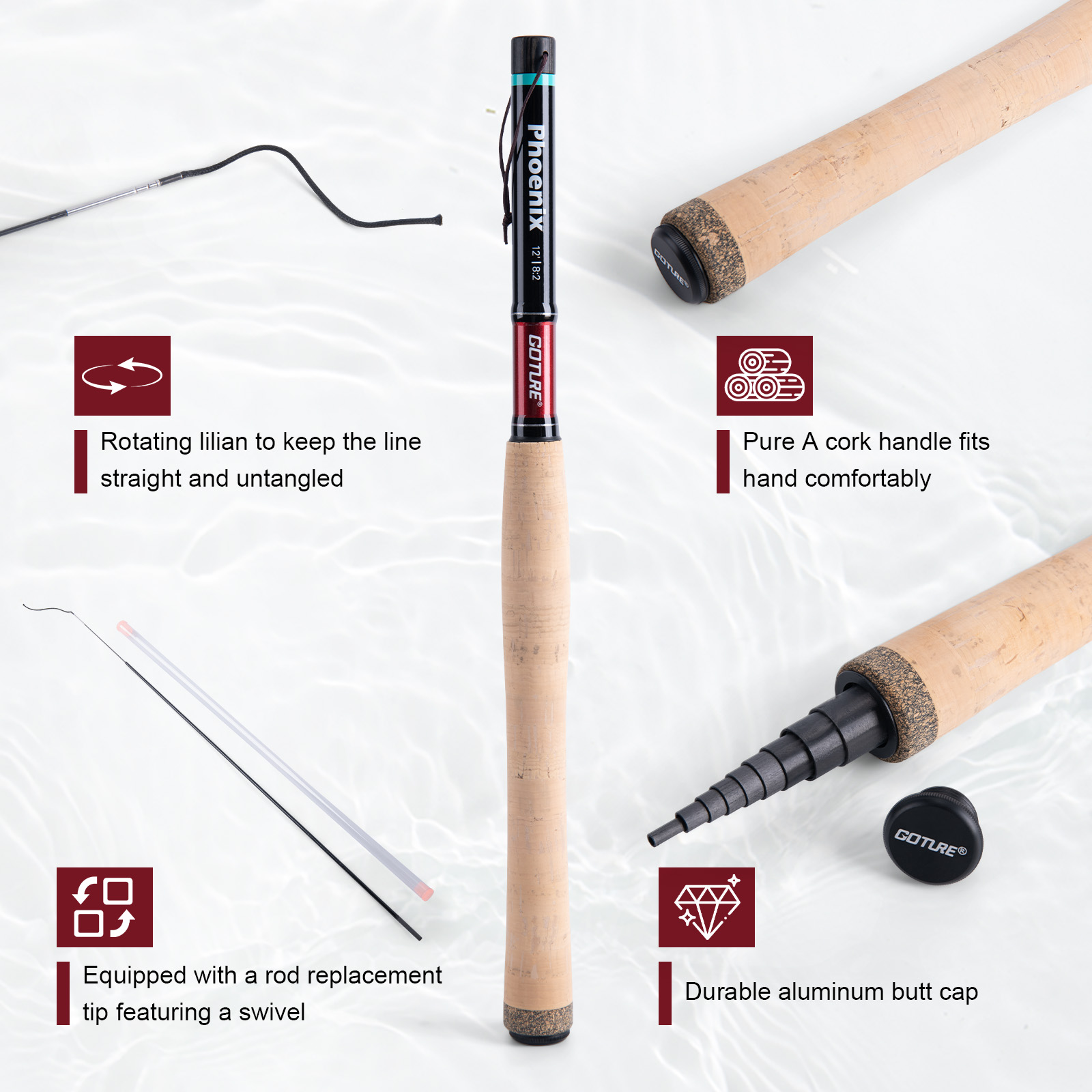 Goture Fishing Rod Combo Fly F - Fishing Rod Fly 리뷰 및 가격