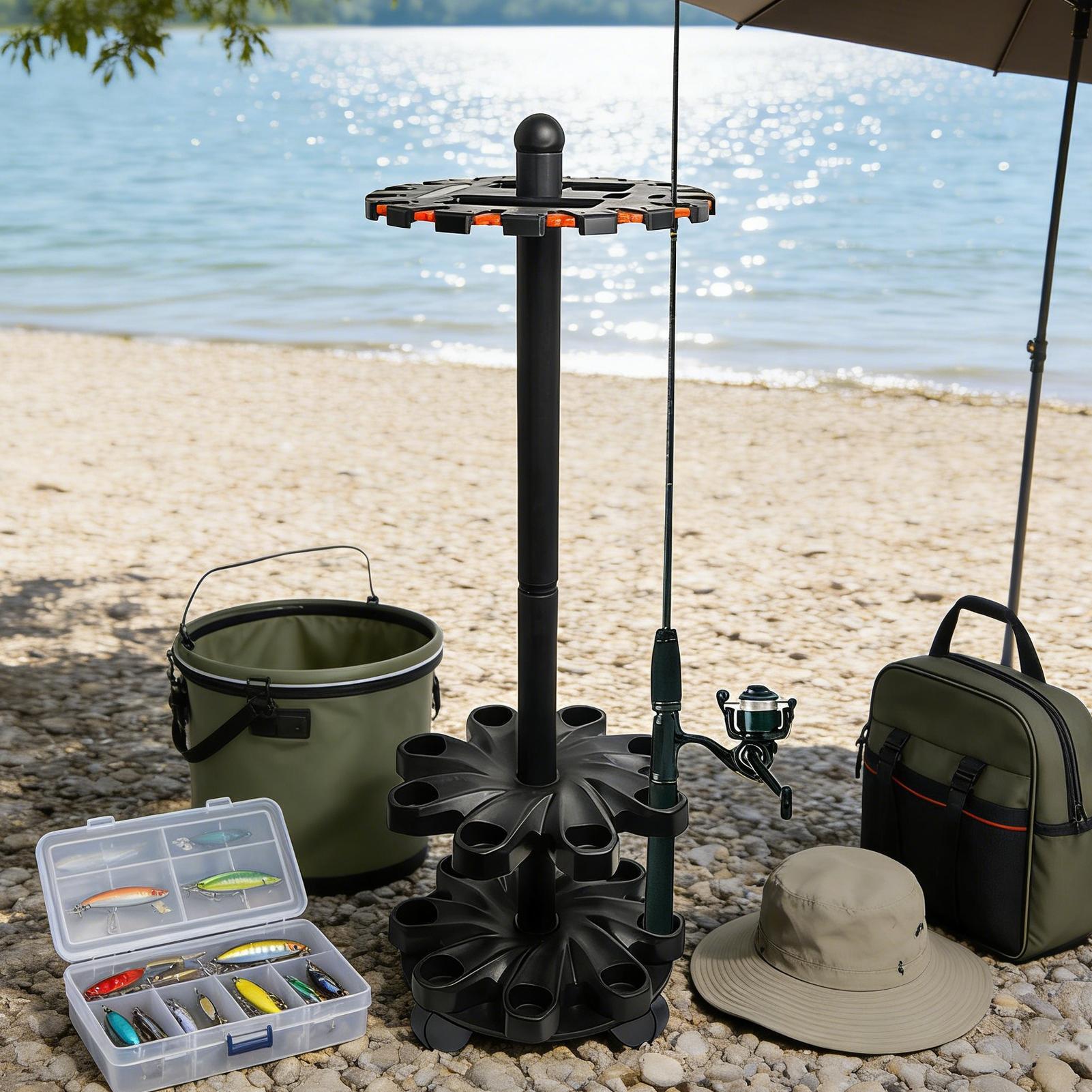Fishing Rod Racks Angling Pole - Fishing Rod Travel 리뷰 및 가격
