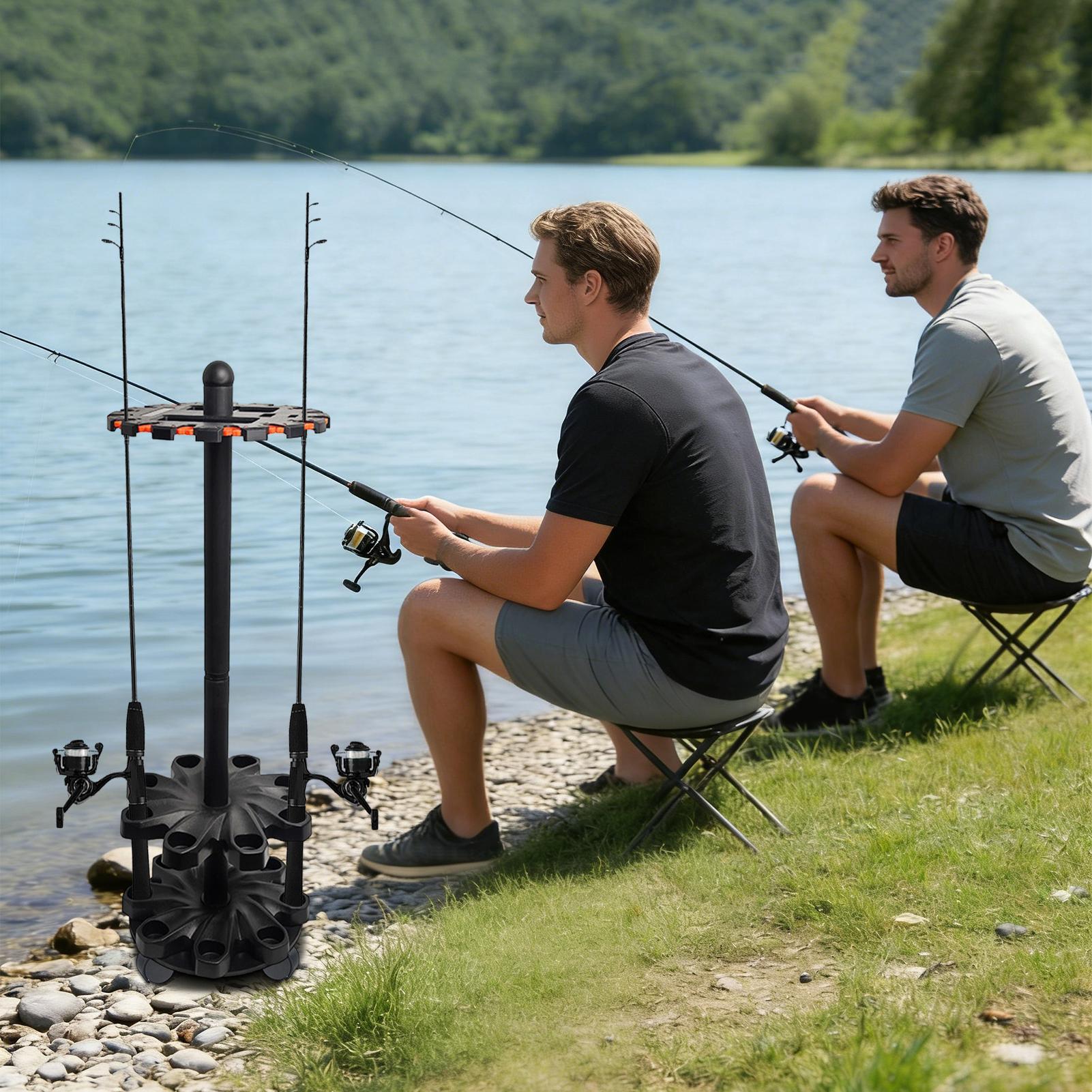 Fishing Rod Racks Angling Pole - Fishing Rod Travel 리뷰 및 가격