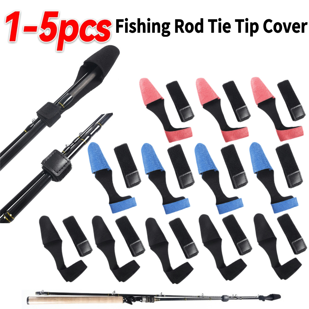 1-5PCS Fishing Rod Tie Tip Cov - Fishing Rod Case 리뷰 및 가격