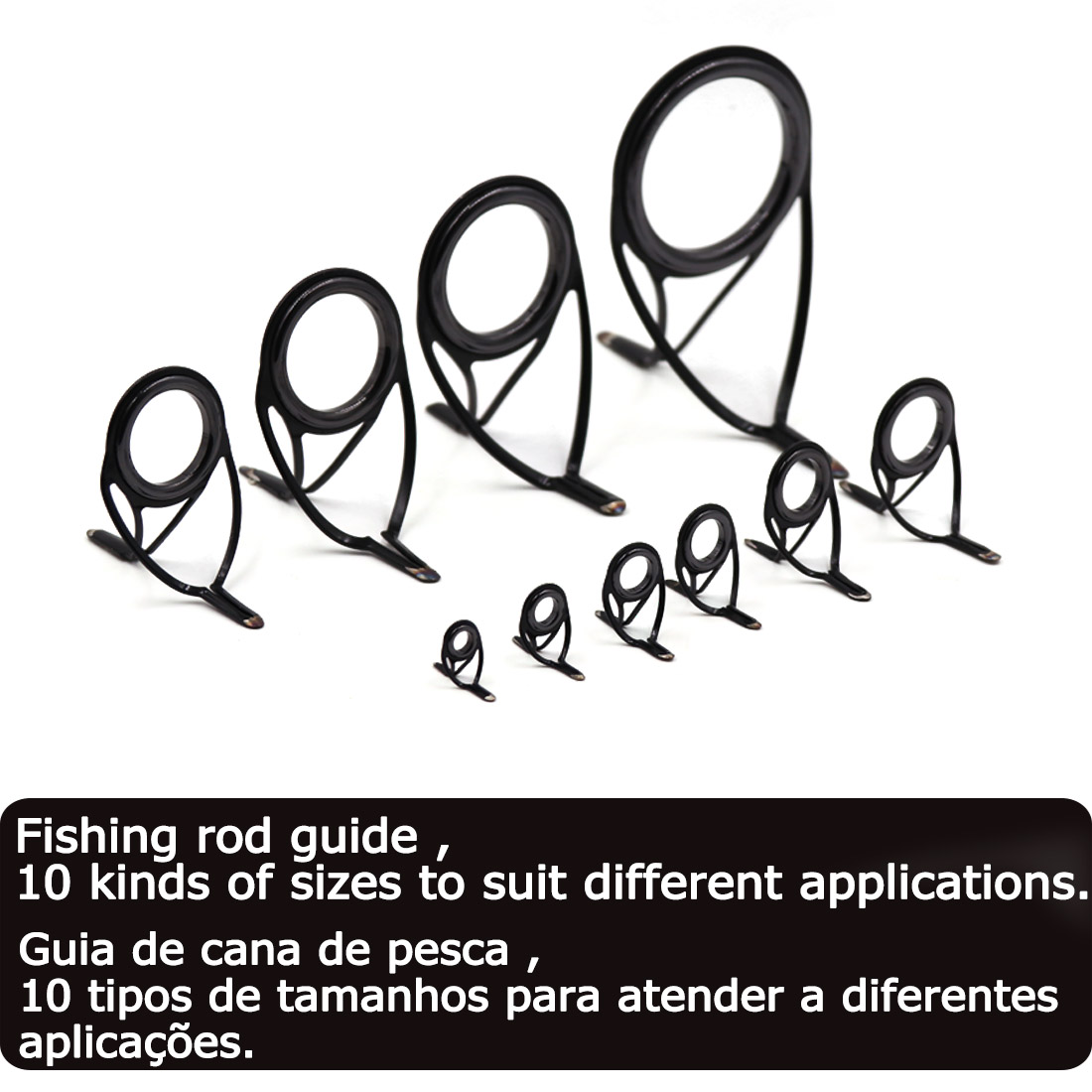 9KM OB Curved Rod Guide Kit 10 - Fishing Rod Guide Replacement 리뷰 및 가격