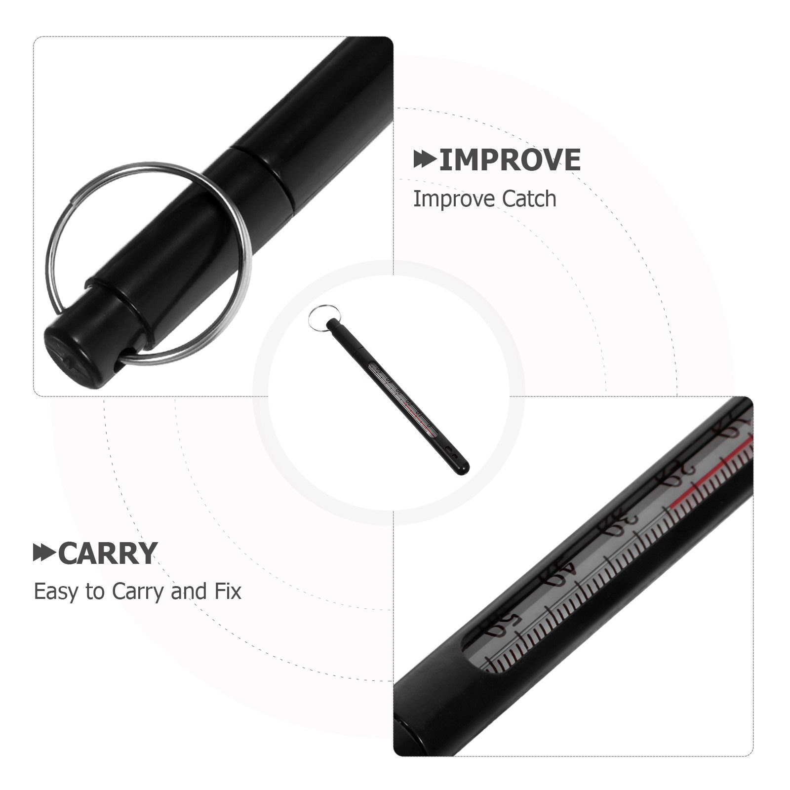 Fishing Water Thermometer ABS  - Fishing Rod Fly 리뷰 및 가격