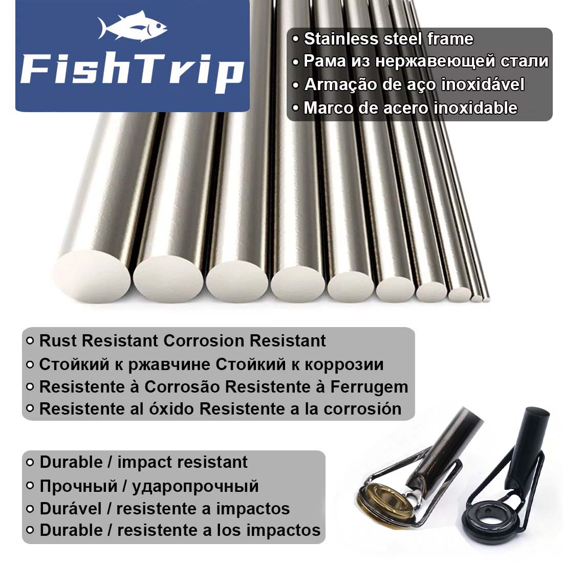 FishTrip Rod Tip Repair Kit 5~ - Fishing Rod Tip Replacement 리뷰 및 가격