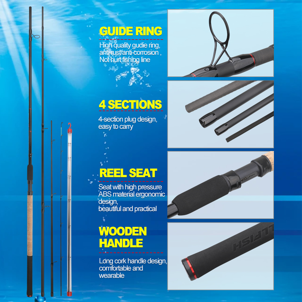 ROLLFISH 3.6m/3.9m Carbon Feed - Fishing Rod Surf 리뷰 및 가격
