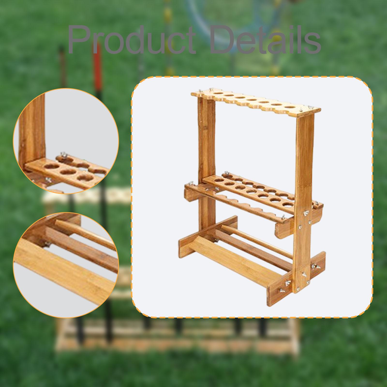 Fishing Rod Storage Rack Bambo - Fishing Rod Rack 리뷰 및 가격