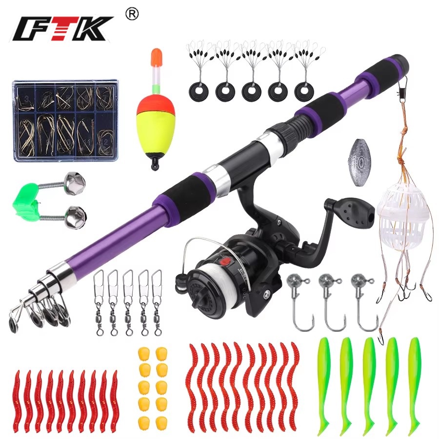 FTK 1.8M Portable Spinning Fis - Fishing Rod Carbon Fiber 리뷰 및 가격