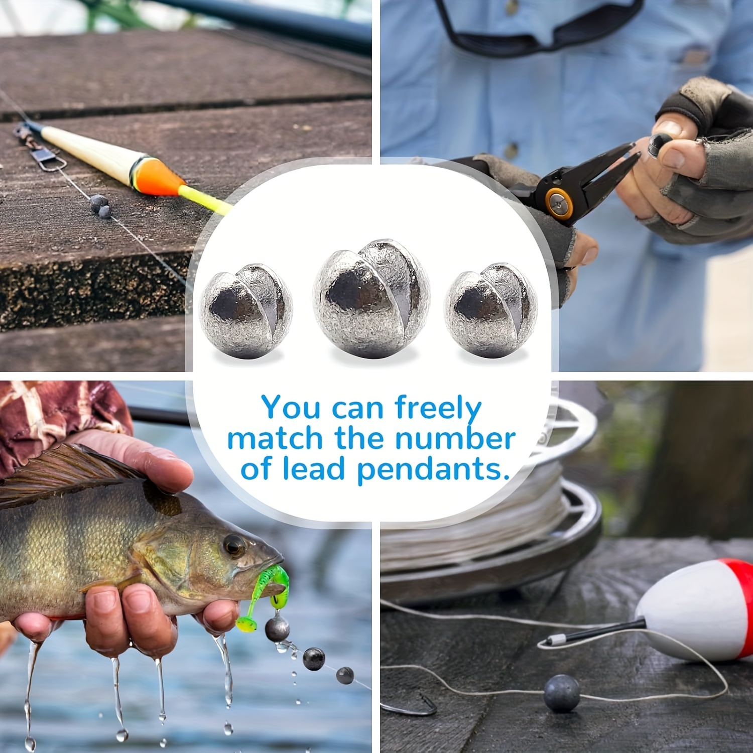 TAKBAS 100pcs Lead Fishing Wei - Fishing Rod Building Kit 리뷰 및 가격
