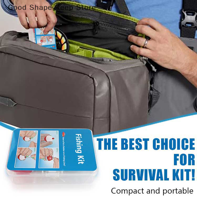 24Pcs Emergency Fishing Kit Po - Fishing Rod Case 리뷰 및 가격